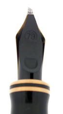 1999 PARKER DUOFOLD CENTENNIAL RED MARBLED 18K MEDIUM LEFT OBLIQUE NIB FOUNTAIN PEN OFFERED BY ANTIQUE DIGGER