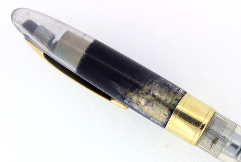SHEAFFER SNORKEL DEMONSTRATOR FOUNTAIN PEN FINE POINT NIB RESTORED OFFERED BY ANTIQUE DIGGER