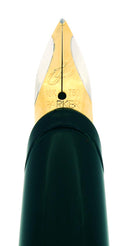 2000 PARKER ELLIPSE LAQUE RED W/18K MED NIB FOUNTAIN PEN SERVICED