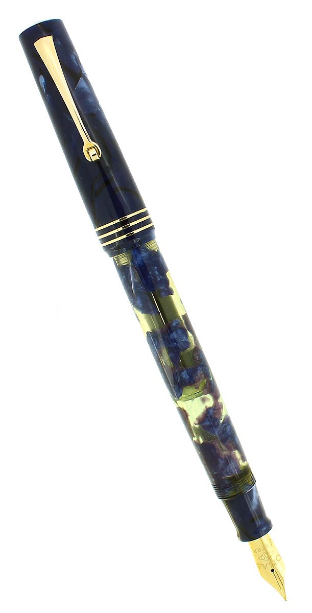 OMAS 75TH ANNIVERSARY EXTRA LUCENS BLUE LIMITED EDITION 12 OF 500 FOUNTAIN PEN MINT IN BOX OFFERED BY ANTIQUE DIGGER