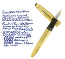 C2001 MONTBLANC 146 MASTERPIECE LEGRAND SOLITAIRE STERLING VERMEIL LINED PATTERN 18K OBB NIB FOUNTAIN PEN OFFERED BY ANTIQUE DIGGER