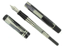 2002 PARKER DUOFOLD INTERNATIONAL BLACK MOSAIC FOUNTAIN PEN 18K NIB NEW IN BOX OFFERED BY ANTIQUE DIGGER