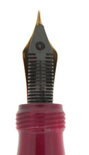 2002 ANCORA LIMITED EDITION 38/88 VEZUVIO RED FOUNTAIN PEN 18K FINE NIB MINT OFFERED BY ANTIQUE DIGGER