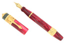 2002 ANCORA LIMITED EDITION 38/88 VEZUVIO RED FOUNTAIN PEN 18K FINE NIB MINT OFFERED BY ANTIQUE DIGGER