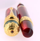 2002 ANCORA LIMITED EDITION 38/88 VEZUVIO RED FOUNTAIN PEN 18K FINE NIB MINT OFFERED BY ANTIQUE DIGGER