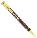 2003 PARKER DUOFOLD RED MARBLED BALLPOINT PEN MADE IN UK