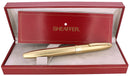 2003 SHEAFFER LEGACY HERITAGE BRUSHED GOLD 18K MED NIB FOUNTAIN PEN NEVER INKED OFFERED BY ANTIQUE DIGGER