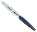 CIRCA 2004 SHEAFFER INTRIGUE PETROL BLUE & CHROME FOUNTAIN PEN NEAR MINT MEDIUM NIB OFFERED BY ANTIQUE DIGGER