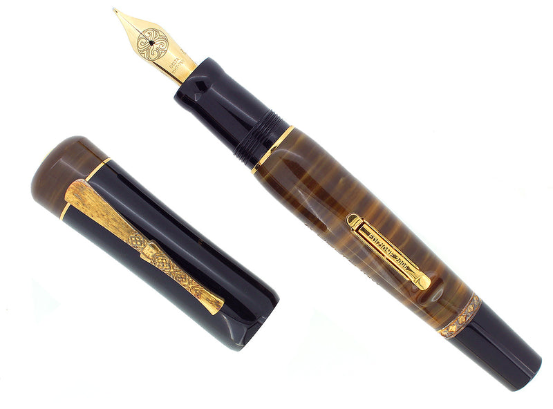 2006 DELTA INDIOS SPECIAL LIMITED EDITION STERLING VERMEIL INDIGENOUS PEOPLE COLLECTION FOUNTAIN PEN OFFERED BY ANTIQUE DIGGER