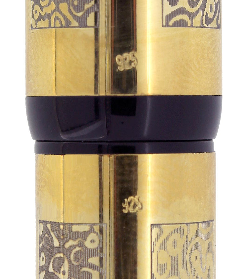 2008 BEXLEY OWNERS CLUB LIMITED EDITION 29/150 VERMEIL OVER STERLING FOUNTAIN PEN NOS NEVER INKED OFFERED BY ANTIQUE DIGGER