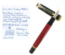 2010 PELIKAN M800 SOUVERAN 18C FINE NIB RED STRIPE FOUNTAIN PEN NEAR MINT W/BOX OFFERED BY ANTIQUE DIGGER