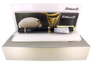 2022 PELIKAN M800 SOUVERAN GOLD TRIM 18C EXTRA FINE NIB BLACK FOUNTAIN PEN MINT NEW IN BOX OFFERED BY ANTIQUE DIGGER