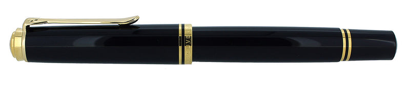 2022 PELIKAN M800 SOUVERAN GOLD TRIM 18C EXTRA FINE NIB BLACK FOUNTAIN PEN MINT NEW IN BOX OFFERED BY ANTIQUE DIGGER