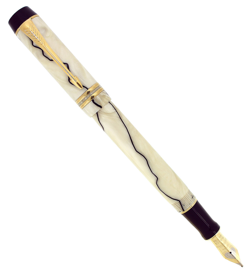 筆記具 PARKER Duofold Centennial Pearl&Black 2066ParkerCentennialBlackPearl
