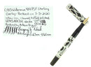 C1915 WATERMAN 414 PSF STERLING TREFOIL VINE OVERLAY FOUNTAIN PEN RESTORED