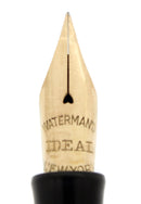 C1915 WATERMAN 414 PSF STERLING TREFOIL VINE OVERLAY FOUNTAIN PEN RESTORED