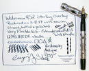 WATERMAN 452 STERLING OVERLAY FOUNTAIN PEN F to BBB 2.75mm FLEX NIB RESTORED OFFERED BY ANTIQUE DIGGER