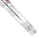 C1924 WATERMAN STERLING HAND ENGRAVED VINE 452 1/2V FOUNTAIN PEN RESTORED OFFERED BY ANTIQUE DIGGER