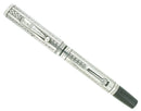 1920S WATERMAN 452 STERLING GOTHIC OVERLAY FOUNTAIN PEN F-BBB FLEX NIB RESTORED OFFERED BY ANTIQUE DIGGER