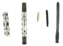 1920S WATERMAN 452 STERLING BASKETWEAVE OVERLAY FOUNTAIN PEN XF-BB NIB RESTORED OFFERED BY ANTIQUE DIGGER