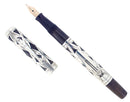 1920S WATERMAN 452 STERLING BASKETWEAVE OVERLAY FOUNTAIN PEN XF-BB NIB RESTORED OFFERED BY ANTIQUE DIGGER