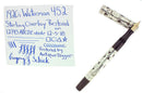 1920s WATERMAN 452 STERLING OVERLAY FOUNTAIN PEN F - BBB FLEX NIB RESTORED OFFERED BY ANTIQUE DIGGER