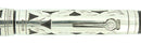 1920s WATERMAN 452 STERLING OVERLAY FOUNTAIN PEN F - BBB FLEX NIB RESTORED OFFERED BY ANTIQUE DIGGER