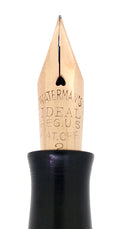 1920S WATERMAN 452 STERLING OVERLAY FOUNTAIN PEN F-BBB+ 2.48MM FLEX NIB RESTORED OFFERED BY ANTIQUE DIGGER