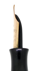 C1917 WATERMAN 552 1/2 SOLID 14K GOLD OVERLAY XF-BBB NIB FOUNTAIN PEN RESTORED OFFERED BY ANTIQUE DIGGER