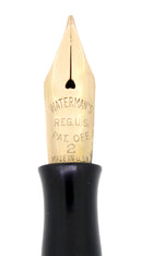 C1917 WATERMAN 552 1/2 SOLID 14K GOLD OVERLAY XF-BBB NIB FOUNTAIN PEN RESTORED OFFERED BY ANTIQUE DIGGER
