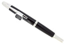 PILOT NAMIKI VANISHING POINT BLACK WITH RHODIUM ACCENTS 18K NIB FOUNTAIN PEN