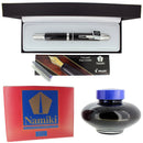 PILOT NAMIKI VANISHING POINT BLACK WITH RHODIUM ACCENTS 18K NIB FOUNTAIN PEN