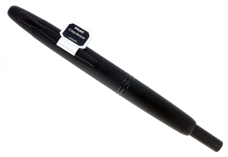 NEW PILOT NAMIKI VANISHING POINT MATTE BLACK WITH BLACK TRIM 18K NIB FOUNTAIN PEN OFFERED BY ANTIQUE DIGGER