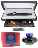 NEW PILOT NAMIKI VANISHING POINT MATTE BLACK WITH BLACK TRIM 18K NIB FOUNTAIN PEN OFFERED BY ANTIQUE DIGGER