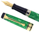 JADE AURORA PRIMAVERA LIMITED EDITION FOUNTAIN PEN 18K STUB NIB MINT NEW OLD STOCK OFFERED BY ANTIQUE DIGGER