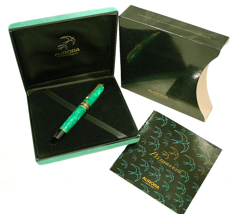 JADE AURORA PRIMAVERA LIMITED EDITION LIMITED EDITION ROLLERBALL PEN NEW IN BOX OFFERED BY ANTIQUE DIGGER