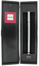 1970S AURORA HASTIL ECOSTEEL 14K BROAD NIB FOUNTAIN PEN NEW IN BOX NEVER INKED OFFERED BY ANTIQUE DIGGER