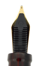 2007 BEXLEY OWNERS CLUB LIMITED EDITION DARK MAHOGANY EBONITE FOUNTAIN PEN NEVER INKED MINT OFFERED BY ANTIQUE DIGGER