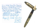 CIRCA 1938 SHEAFFER OVERSIZE GOLDEN BROWN BALANCE FOUNTAIN PEN RESTORED OFFERED BY ANTIQUE DIGGER