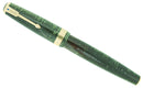 1939 PARKER EMERALD PEARL SENIOR MAXIMA VACUMATIC DJ FOUNTAIN PEN RESTORED OFFERED BY ANTIQUE DIGGER