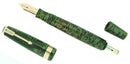 1939 PARKER EMERALD PEARL SENIOR MAXIMA VACUMATIC DJ FOUNTAIN PEN RESTORED OFFERED BY ANTIQUE DIGGER