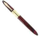 C1942 SHEAFFER CARMINE TRIUMPH LIFETIME NIB FOUNTAIN PEN PLUNGER FILLER RESTORED OFFERED BY ANTIQUE DIGGER