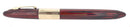 C1942 SHEAFFER CARMINE TRIUMPH LIFETIME NIB FOUNTAIN PEN PLUNGER FILLER RESTORED OFFERED BY ANTIQUE DIGGER