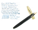 CIRCA 1959 SHEAFFER BLACK PFM V SNORKEL FOUNTAIN PEN RESTORED OFFERED BY ANTIQUE DIGGER