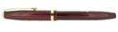 CIRCA 1956 CONWAY STEWART RED HERRINGBONE CELLULOID M - BBB FLEX NIB FOUNTAIN PEN RESTORED OFFERED BY ANTIQUE DIGGER