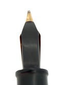 CIRCA 1956 CONWAY STEWART RED HERRINGBONE CELLULOID M - BBB FLEX NIB FOUNTAIN PEN RESTORED OFFERED BY ANTIQUE DIGGER