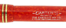 SCARCE CIRCA 1928 CARTER'S OVERSIZE 10117 CORAL FOUNTAIN PEN NEAR MINT CONDITION OFFERED BY ANTIQUE DIGGER