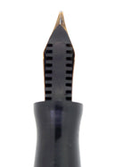 EARLY 1930S CARTER FOUNTAIN PEN OLIVE SNAKESKIN CELLULOID OFF CATALOG RESTORED OFFERED BY ANTIQUE DIGGER