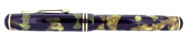 1930S CARTER'S STREAMLINE BLACK & PEARL FOUNTAIN PEN XF TO BBB FLEX NIB RESTORED OFFERED BY ANTIQUE DIGGER