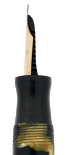 1930S CARTER'S STREAMLINE BLACK & PEARL FOUNTAIN PEN XF TO BBB FLEX NIB RESTORED OFFERED BY ANTIQUE DIGGER